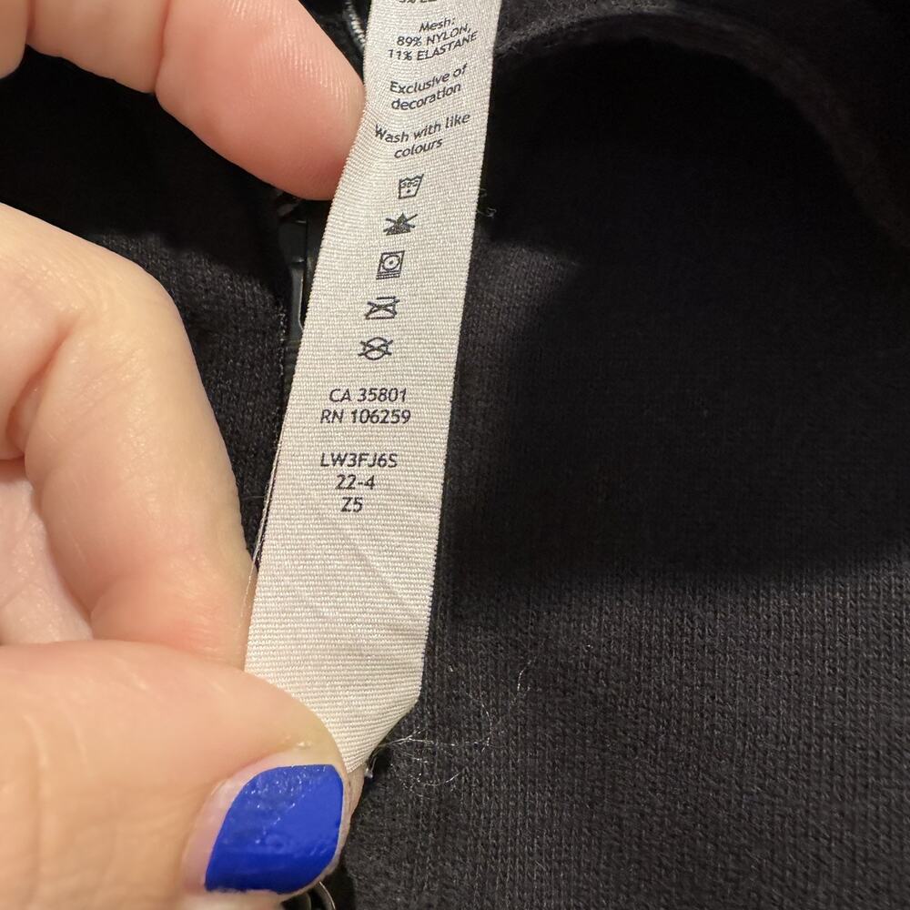 Lululemon Scuba Oversized Funnel Neck Sweatshirt Black Size M/L - Picture 6 of 8